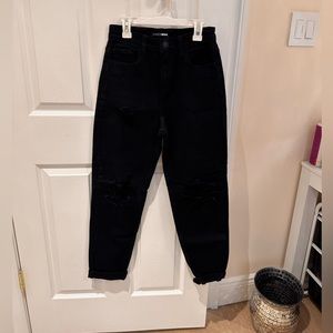 Fashion nova high rise black jeans size 3 brand new